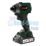 Профессиональный бесщеточный винтоверт аккумуляторный KLPRO KLDV18BH-20 (18В, Li-ion-2шт, 2.0Ач, 220Нм, 2 скорости, подсветка,З/У,в кейсе)