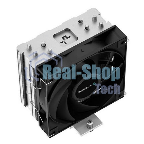 Кулер для процессора DEEPCOOL AG400 черный, 120 мм, алюминий/медь, 2000 об/мин, 31.6 дБ, 4 pin, 220 Вт, 150 мм