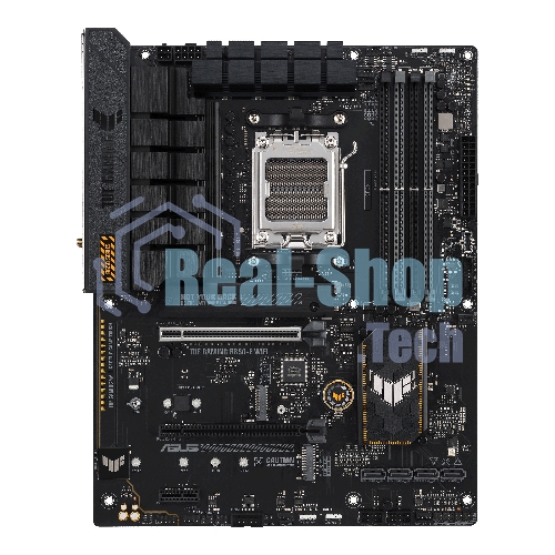 Материнская плата ASUS TUF GAMING B650-E WIFI, AM5, AMD B650, 4xDDR5, 4xSATA, 2xM.2, 1xPCI-E 4.0 x16, 2xPCI-E x1, 2xDP, 1xHDMI, 1x 2.5Gb LAN, 1xUSB-A 3.2 Gen 2, 2xUSB-A 3.2 Gen 1, 4xUSB-A 2.0, 1xUSB-C 3.2 Gen 2, 3x3.5 мм, 7.1, ATX