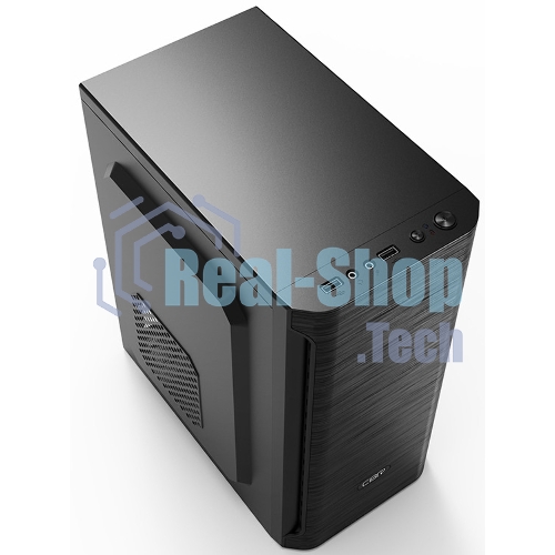 Компьютерный корпус CBR mATX Minitower MX10, c БП PSU-ATX400-08EC (400W/80мм), 2*USB 2.0, HD Audio+Mic, черный