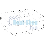 Ящик для денег без номинала Cactus CS-DCB-003 90x250x180 графитовый