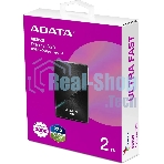 Внешний SSD ADATA SE920, 2Tb, USB 4 Type-C, R/W 3800/3700, черный