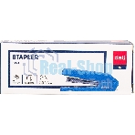 Степлер Deli E0271 Essential N10 (15 листов), ассорти, 50 скоб, закрытый, коробка