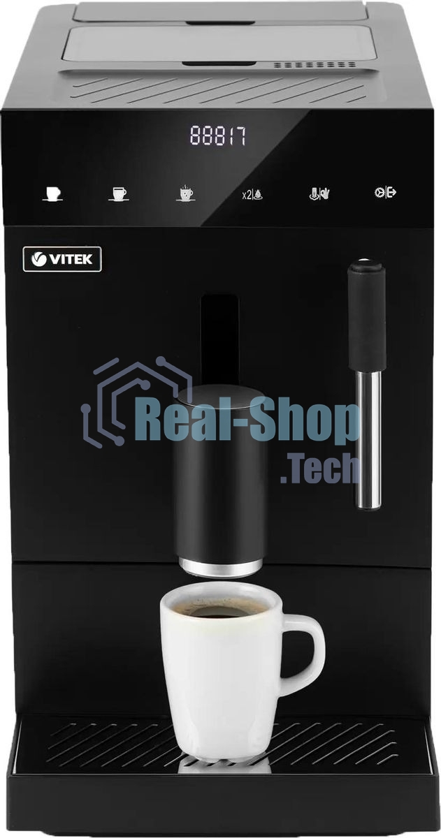 Кофемашина Vitek Metropolis VT-8701 1350Вт черный