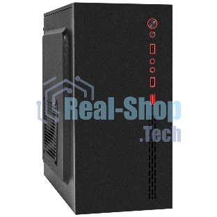 Компьютерный корпус Miditower ExeGate AA-443U-UNS400 (ATX, БП UNS400 с вент. 12см, 2хUSB+1хUSB 3.0+HD Audio, черный)