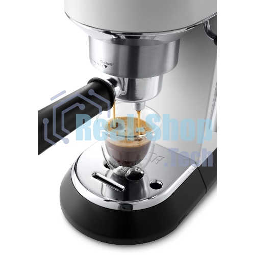 Кофеварка эспрессо DeLonghi EC685.W белый, исп. кофе - молотый/чалды, 1.1 л, 1350 Вт, 15 бар