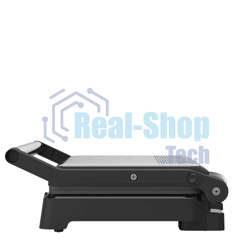 Гриль электрический Topdevice EG1/2200 Вт/0-240 °C/раскрытие на 180 °C/несъемные панели/черно-серебристый (TDSEG001_BK)
