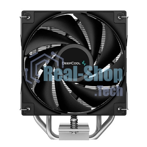 Кулер для процессора DEEPCOOL AG400 черный, 120 мм, алюминий/медь, 2000 об/мин, 31.6 дБ, 4 pin, 220 Вт, 150 мм
