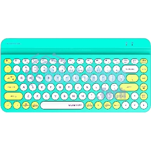Клавиатура беспроводная A4Tech Fstyler FBK30, USB, Bluetooth/Радиоканал, зеленый