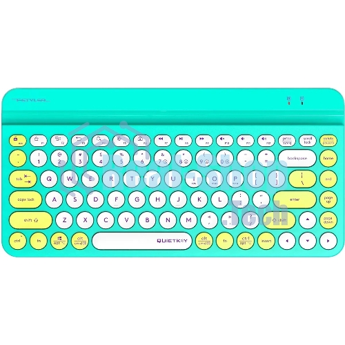 Клавиатура беспроводная A4Tech Fstyler FBK30, USB, Bluetooth/Радиоканал, зеленый