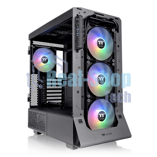 Компьютерный корпус Thermaltake Ceres 500 TG ARGb черный без БП ATX 4x140мм 2xUSB3.0 1xUSB3.1 audio bott PSU
