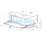 Вытяжка встраиваемая Zigmund & Shtain K 015.6 B черный, 60 см, 750 куб. м/ч, 52 дБ