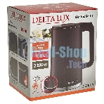 Чайник электрический Delta Lux DE-1011 черный