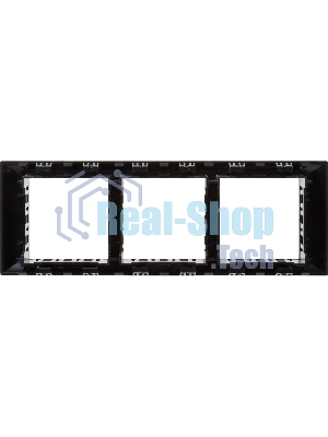Рамка-суппорт 6мод. Avanti для In-liner Front черный ДКС 4402916