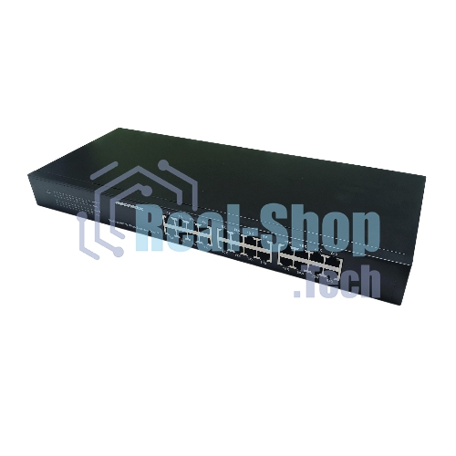 Коммутатор неуправляемый NEOMAX NMS-124P-100-SR, 24 порта 100 Mbps, металл Rack
