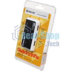 USB-разветвитель Defender QUADRO INFIX, USB 2.0 - 4 порта, USB