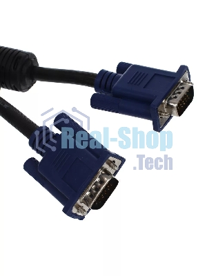 Кабель монитор-SVGA card (15M-15M) 3.0м 2 фильтра VCOM