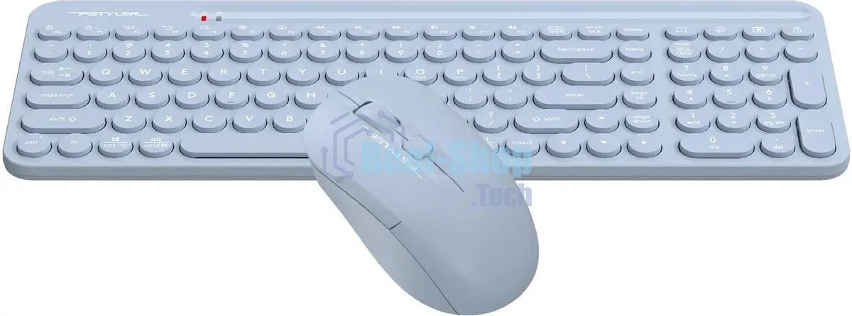 Комплект клавиатура+мышь A4Tech FStyler FG3300 Air2 беспроводной, USB, 2000 DPI, синий