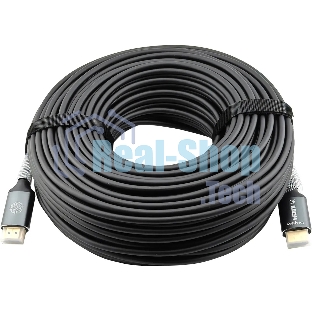 Кабель аудио-видео Cactus CS-HDMI-AOC-2-50 HDMI (m)/HDMI (m) 50м. позолоч.конт. черный