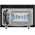 Микроволновая печь встраиваемая Maunfeld JBMO820GS01 нержавеющая сталь, 20 л, 1080 Вт, переключатели - поворотный механизм/кнопки