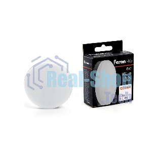 Лампа светодиодная Feron PRO LB-1508 8Вт GX53 теплый таблетка