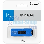 Флешка USB Smartbuy STREAM Blue (SB16GbST-B), 16Gb, USB 2.0, R/W 25/15, синий/черный