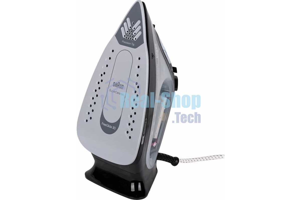 Утюг Braun SI3055BK черный/серый, 2400 Вт, 45 г/мин, 180 г/мин, 270 мл
