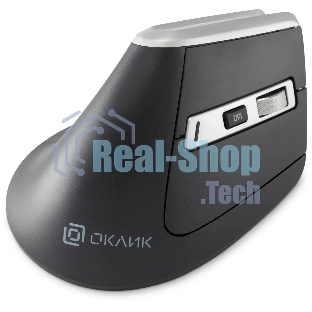 Мышь беспроводная Oklick 991MW серый, 2400 dpi, радиоканал, Bluetooth, USB, кнопки - 7