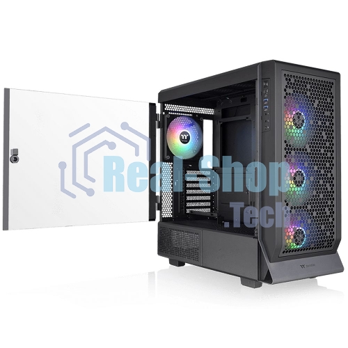 Компьютерный корпус Thermaltake Ceres 500 TG ARGb черный без БП ATX 4x140мм 2xUSB3.0 1xUSB3.1 audio bott PSU