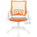 Кресло Бюрократ CH-W695NLT TW-38-3 TW-96-1 оранжевый, сетка/ткань, 120 кг, механизм качания