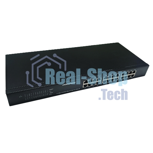 Коммутатор неуправляемый NEOMAX NMS-124P-100-SR, 24 порта 100 Mbps, металл Rack