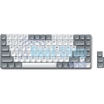 Клавиатура Satechi SM1 Slim Light гибридная, USB Type-A, Bluetooth, радиоканал, белый