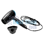 Фен Starwind SHD 7066 черный/синий, 1600 Вт, компактный, ионизация