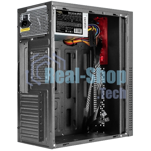 Компьютерный корпус Miditower ExeGate AA-443U-UNS350 (ATX, БП UNS350 с вент. 12см, 2хUSB+1хUSB 3.0+HD Audio, черный)
