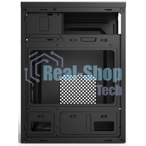 Компьютерный корпус CBR mATX Minitower MX10, c БП PSU-ATX400-08EC (400W/80мм), 2*USB 2.0, HD Audio+Mic, черный