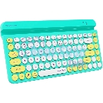 Клавиатура беспроводная A4Tech Fstyler FBK30, USB, Bluetooth/Радиоканал, зеленый