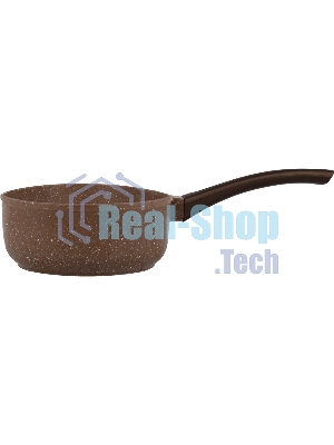 Ковш Maunfeld Carmel MF18CRM01SP из литого алюминия со стеклянной крышкой, 18 см, 1,6 л