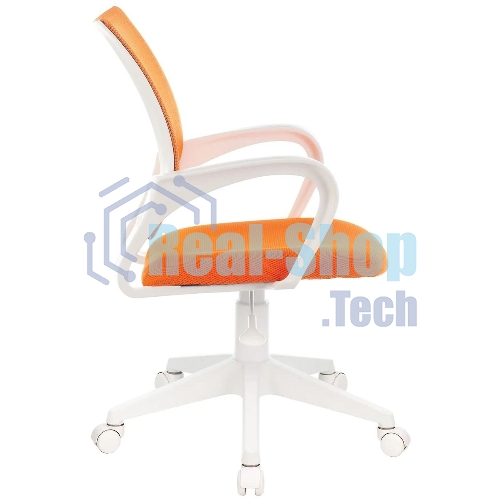 Кресло Бюрократ CH-W695NLT TW-38-3 TW-96-1 оранжевый, сетка/ткань, 120 кг, механизм качания