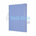 Блокнот Moleskine CLASSIC SOFT QP623B42 XLarge 190х250 мм, 192 страниц, нелинованный, мягкая обложка, голубая гортензия