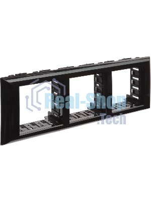 Рамка-суппорт 6мод. Avanti для In-liner Front черный ДКС 4402916