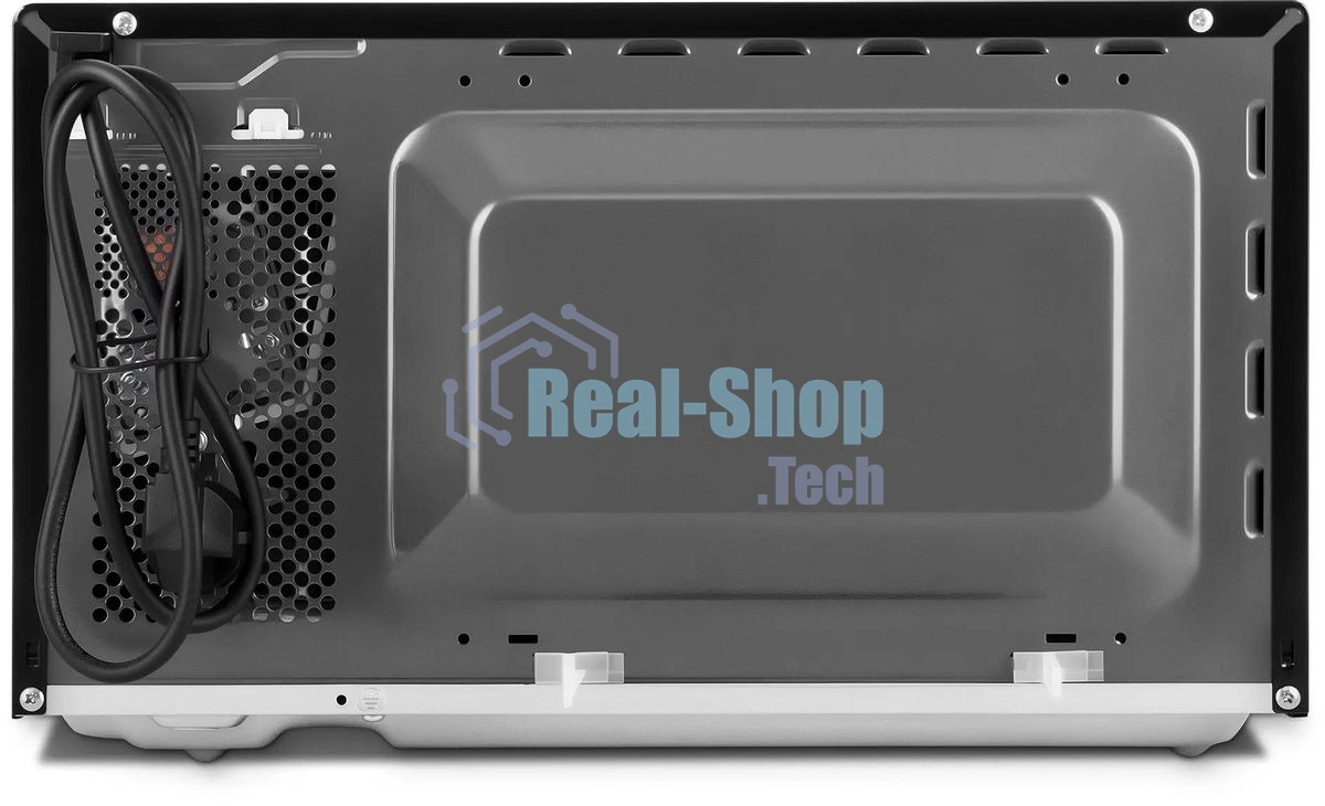 Микроволновая печь Rondell RDE-MW203 черный/серебристый, 20 л, 700 Вт, переключатели - кнопки