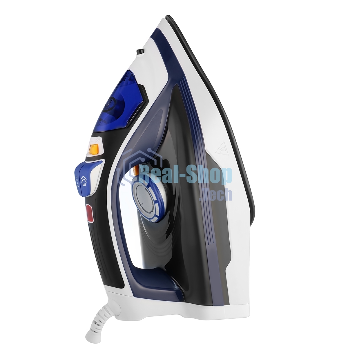 Утюг Centek CT-2350 синий, 2600 Вт, 45 г/мин, удар 145 г/мин, 350 мл