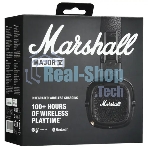 Беспроводные/проводные наушники Marshall Major V черный, накладные, Bluetooth + проводной, беспроводная зарядка, до 100 ч