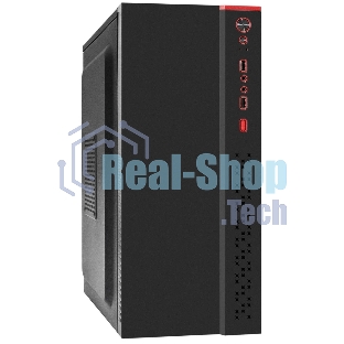 Компьютерный корпус Miditower ExeGate AA-443U-UNS350 (ATX, БП UNS350 с вент. 12см, 2хUSB+1хUSB 3.0+HD Audio, черный)