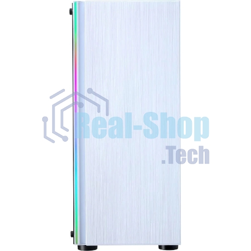 Компьютерный корпус AeroCool/Formula CL-3302W RGb белый без БП ATX 2xUSB 2.0 1xUSB 3.0 audio bott PSU