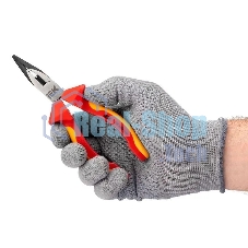 Тонкогубцы IEK K3 ARMA2L 3 изогнутые, диэлектрические, 160 мм