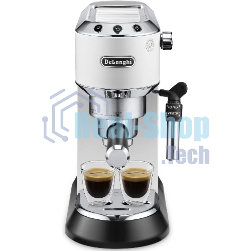 Кофеварка эспрессо DeLonghi EC685.W белый, исп. кофе - молотый/чалды, 1.1 л, 1350 Вт, 15 бар