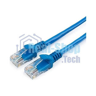 Патч-корд CCA light UTP Гарнизон PC-UTP-5e-1.5-B cat.5e, 1.5м, литой, многожильный синий