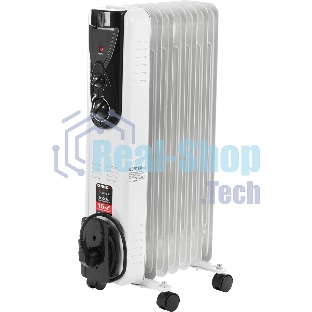 Обогреватель масляный Centek CT-6200 (7 секций) белый, 700/1000/1500 Вт, 15 м2, термостат