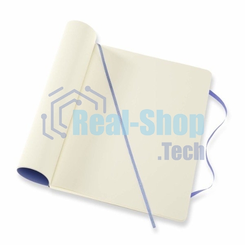 Блокнот Moleskine CLASSIC SOFT QP623B42 XLarge 190х250 мм, 192 страниц, нелинованный, мягкая обложка, голубая гортензия